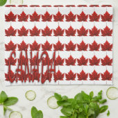 Serviette souvenir Canada Serviettes de thé en feu (Plié)