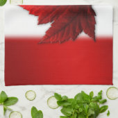 Serviette souvenir du Canada Décor de la serviette (Plié)