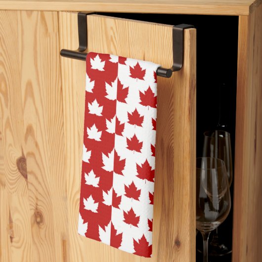 Serviette souvenir du Canada Décor de la serviette (Pliage en tiers)