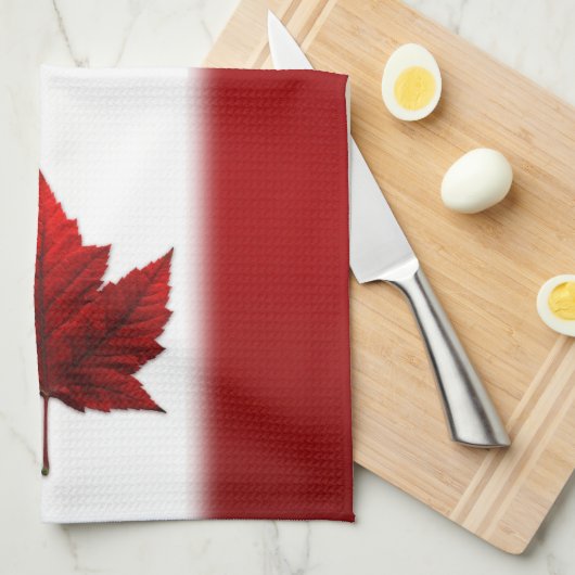 Serviette souvenir du Canada Décor de la serviette (Quart Plié)