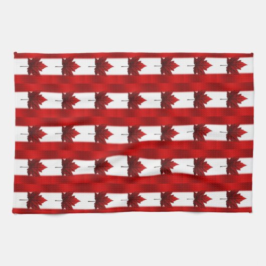 Serviette souvenir du Canada Décor de la serviette (Horizontal)
