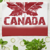 Serviette souvenir du Canada Décor de la serviette (Plié)
