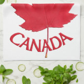 Serviette souvenir du Canada Feuille d'érable Serv (Plié)