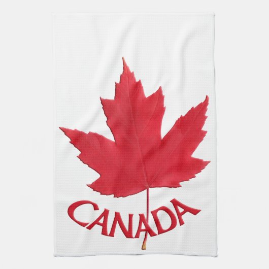 Serviette souvenir du Canada Feuille d'érable Serv (Vertical)