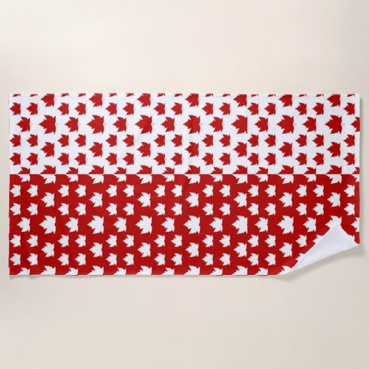 serviette souvenir du Canada Serviette de plage ca (Devant)