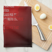 Serviette souvenir du Canada Serviettes de thé en (Quart Plié)