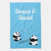 Serviette Sportive Badminton Pandas (Vertical)