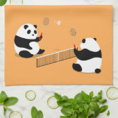 Serviette Sportive Badminton Pandas (Plié)