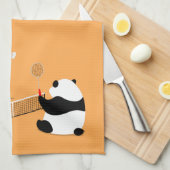 Serviette Sportive Badminton Pandas (Quart Plié)