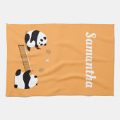 Serviette Sportive Badminton Pandas (Horizontal)