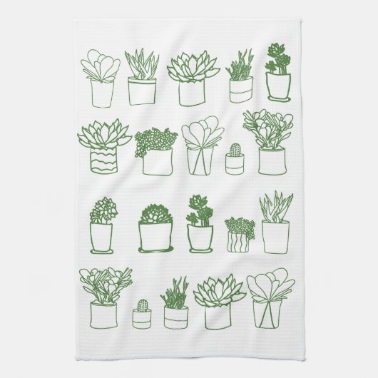 Serviette succulente (Vertical)
