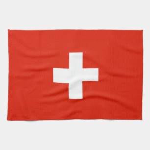 serviette suisse de drapeau de pays de la Suisse