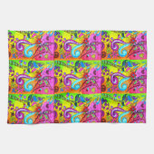 serviette super aux papillons de champignons à l'h (Horizontal)