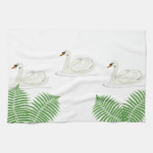 Serviette Swans 16" x 24" (Horizontal)