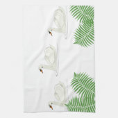 Serviette Swans 16" x 24" (Vertical)