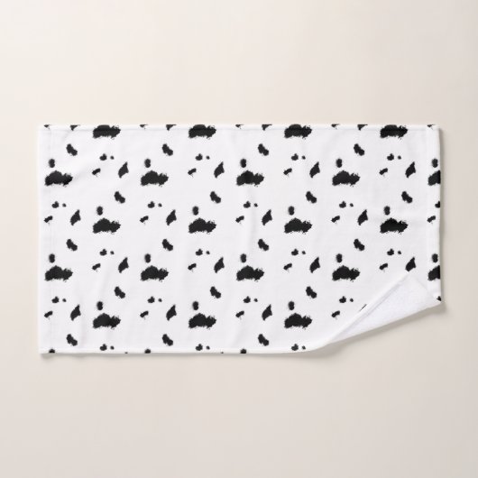 Serviette tachetée (Serviette à main)