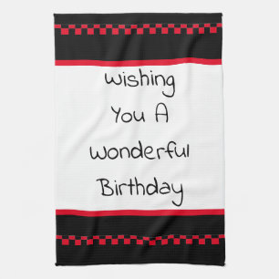Serviette Thé Anniversaire