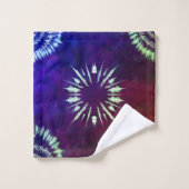 Serviette Tie Dye Violet (Gant de toilette)