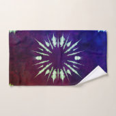 Serviette Tie Dye Violet (Serviette à main)