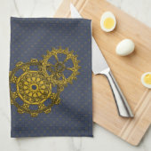 Serviette tissée à mécanisme d'horlogerie (Quart Plié)