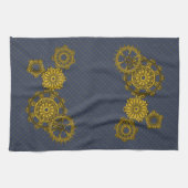 Serviette tissée à mécanisme d'horlogerie (Horizontal)
