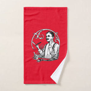 Serviette traditionnelle à la main de Shaver