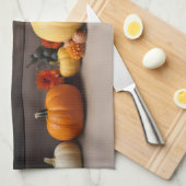 Serviette traditionnelle de cuisine Thanksgiving (Quart Plié)