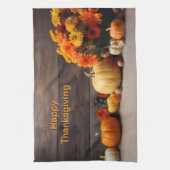 Serviette traditionnelle de cuisine Thanksgiving (Vertical)