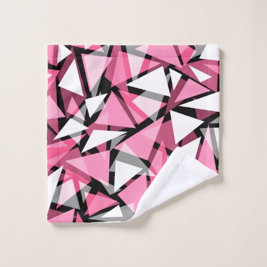 Serviette Triangles géométriques sans couture form (Gant de toilette)