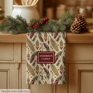Serviette Tribale Classique Personnalisée Accent P