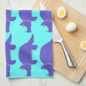 Serviette Tricératops (Quart Plié)