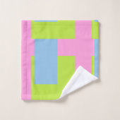 Serviette tricolore (Gant de toilette)