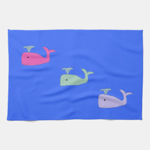 Serviette Trio Baleine Bébé