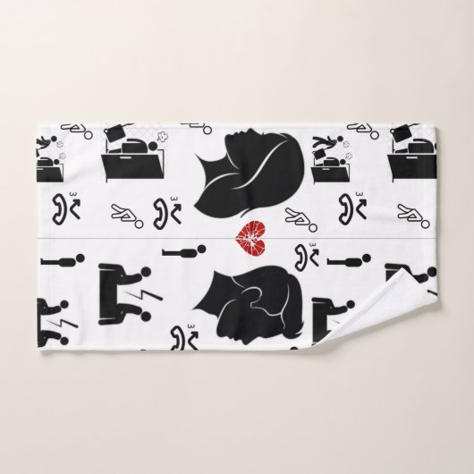 Serviette Trois Chances Manquées | Décor émotionne (Serviette à main)