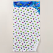Serviette Tropical Fish Beach (Devant)