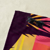 Serviette Tropical Sunset Beach (En situation)