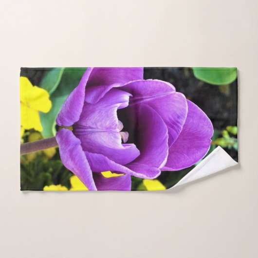 Serviette Tulip Violet (Serviette à main)