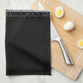 Serviette Vancouver personnalisée Serviette de thé (Quart Plié)