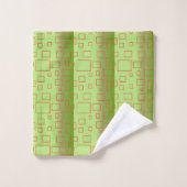 Serviette verte (Gant de toilette)
