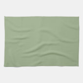 Serviette verte Sage pour votre cuisine (Horizontal)