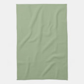 Serviette verte Sage pour votre cuisine (Vertical)