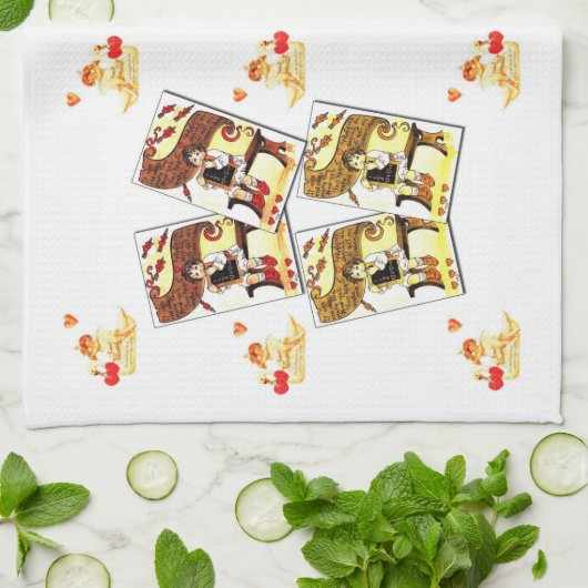 Serviette vintage (Plié)