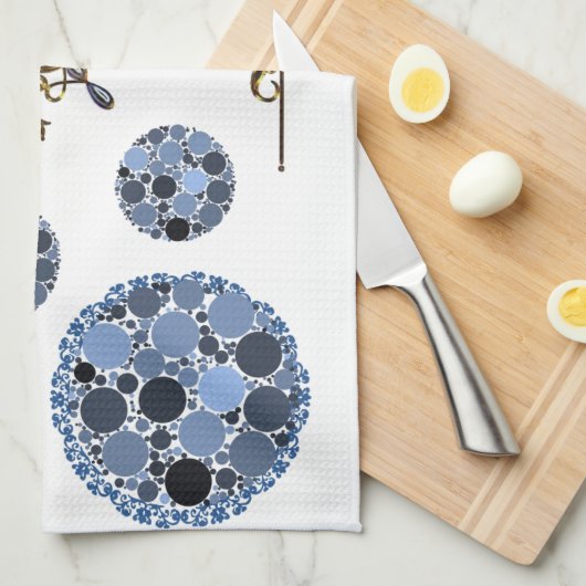 Serviette vintage (Quart Plié)