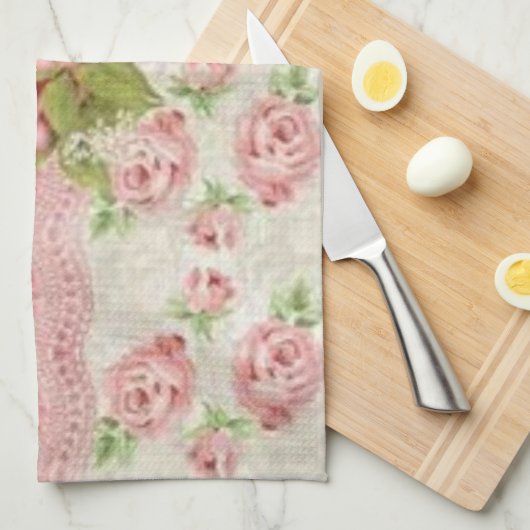 Serviette vintage (Quart Plié)