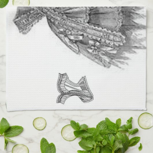 Serviette vintage (Plié)