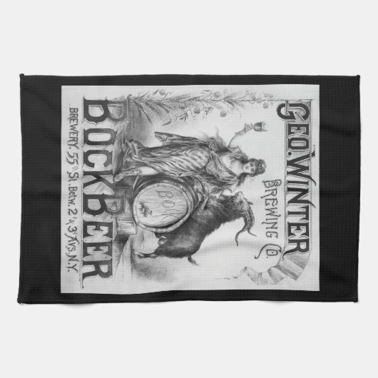 Serviette vintage Bock Beer Bar (Horizontal)
