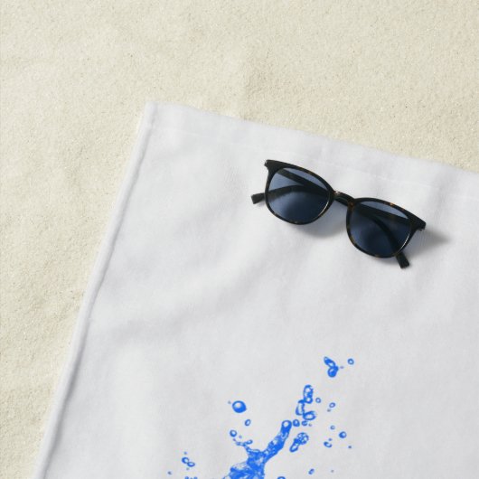 Serviette vintage Compass     RoseBeach (En situation)