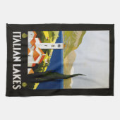 Serviette vintage des lacs italiens (Horizontal)