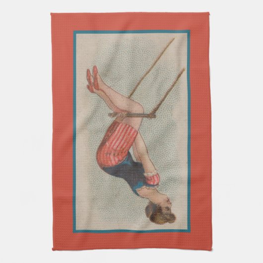Serviette Vintage en Thé Trapeze (Vertical)