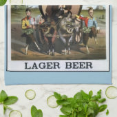 Serviette vintage Lager Beer Bar (Plié)